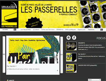 Tablet Screenshot of lespasserelles.fr